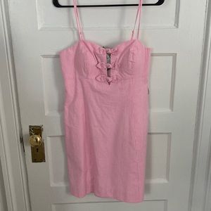 NWT Lilly Pulitzer Pink Seersucker Dress, 6